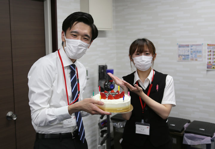 6月2日は今年入社した中田さんのお誕生日です！