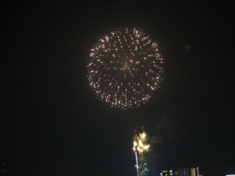 夜空に打ちあがる花火