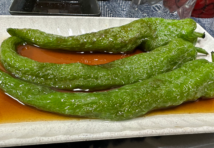 万願寺とうがらし美味しかったです