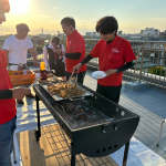 屋上BBQ開催！