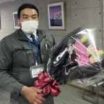 富田ブロック長が勤続10年を迎えました！