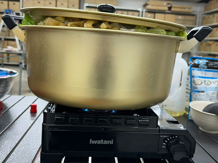 ボリューミーな鍋